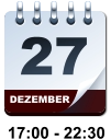 DEZEMBER 27 17:00 - 22:30